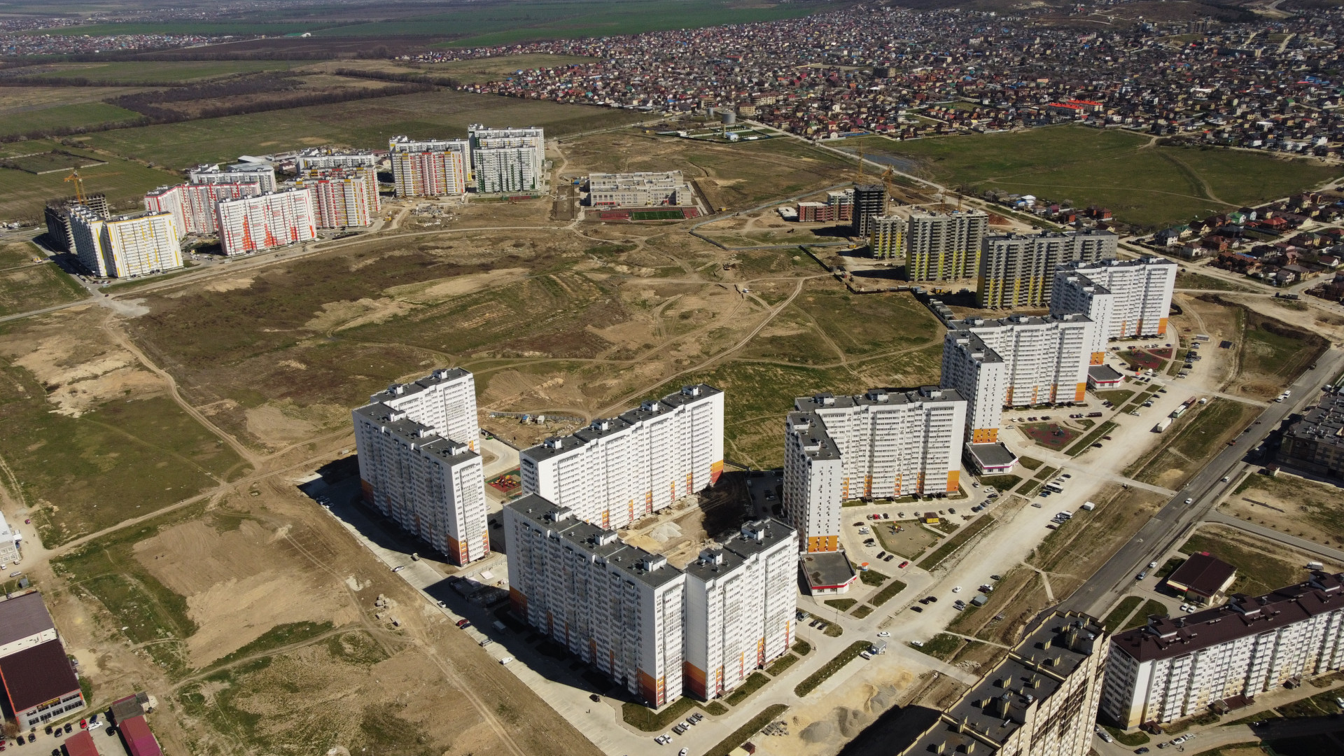 фото района Морская Горгиппия с высоты птичьего полета